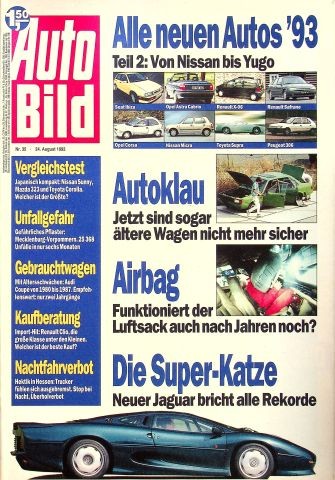 Auto bild 1992 jaguar - auto,